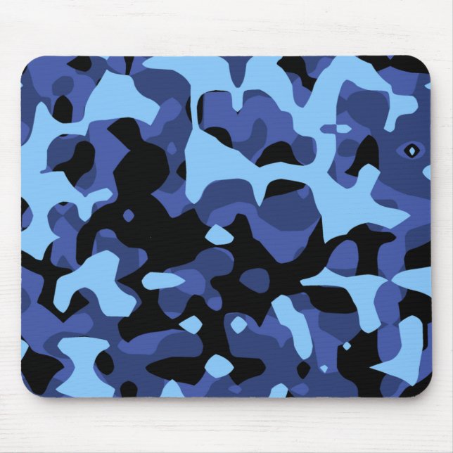 Mousepad Camuflagem azul (Frente)