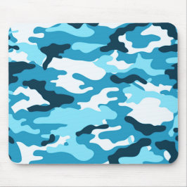 Mousepad Camuflagem azul