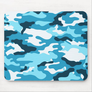 Mousepad Camuflagem azul