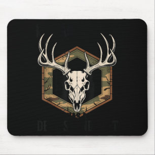 Mousepad Camuflagem Caça ao Veado Minha Árvore Genealógica