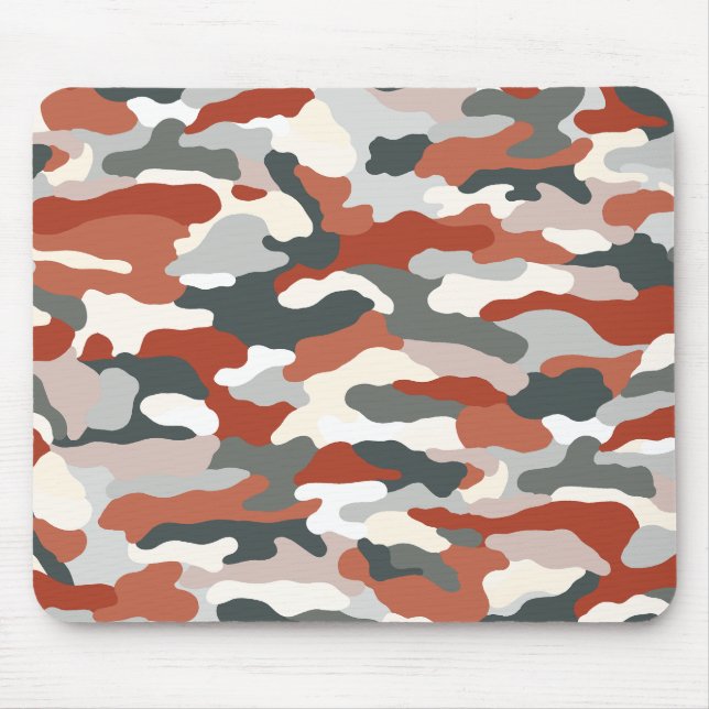 Mousepad Camuflagem de outono (Frente)