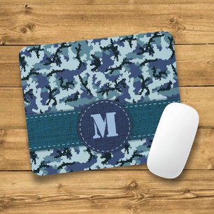 Mousepad camuflagem do marinho