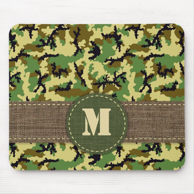 Mousepad Camuflagem florestal (Frente)