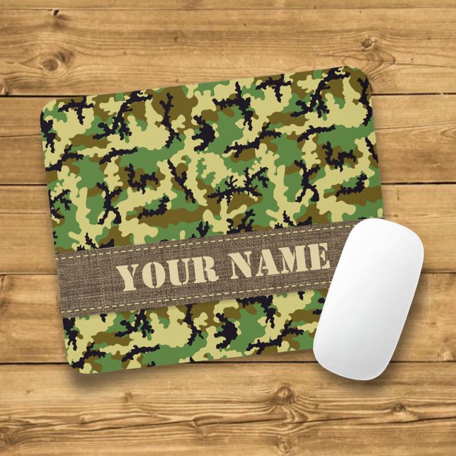 Mousepad Camuflagem florestal (Criador carregado)