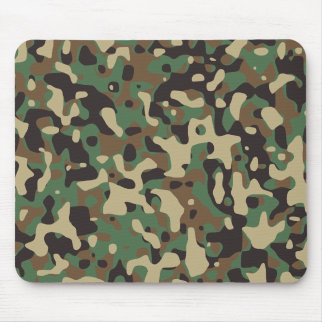 Mousepad Camuflagem Florestal (Frente)
