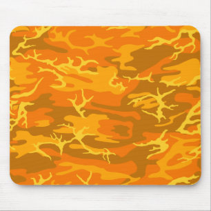 Mousepad Camuflagem Laranja