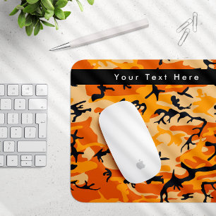 Mousepad Camuflagem Laranja, Militar, Exército