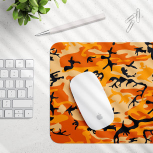 Mousepad Camuflagem Laranja, Militar, Exército