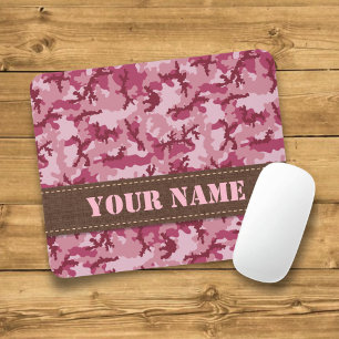 Mousepad Camuflagem rosa