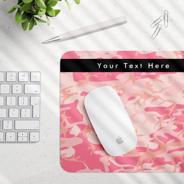 Mousepad Camuflagem Rosa, Camuflagem, Militar, Exército (Criador carregado)