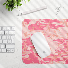 Mousepad Camuflagem Rosa, Militar, Exército