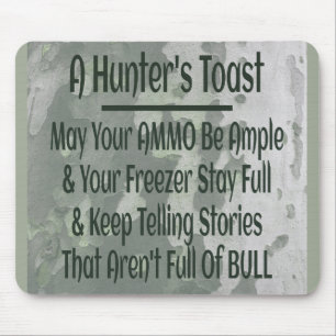 Mousepad Camuflagem Verde Engraçada pelo Fosso de Hunter
