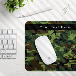 Mousepad Camuflagem Verde, Militar, Exército
