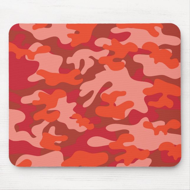 Mousepad Camuflagem Vermelha (Frente)