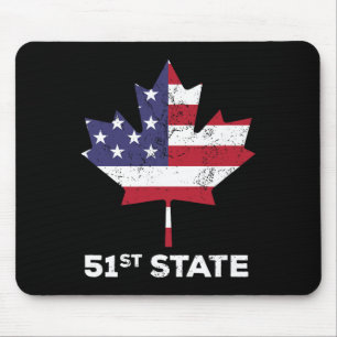 Mousepad Canadá 51º Estado Unidos Divertido Presidente Cota