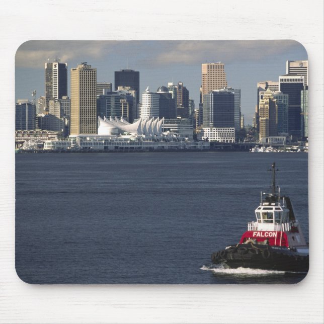 Mousepad Canadá, Colúmbia Britânica, Vancouver. Centro da c (Frente)