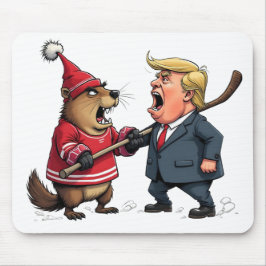 Mousepad Canadá lutando contra Trump