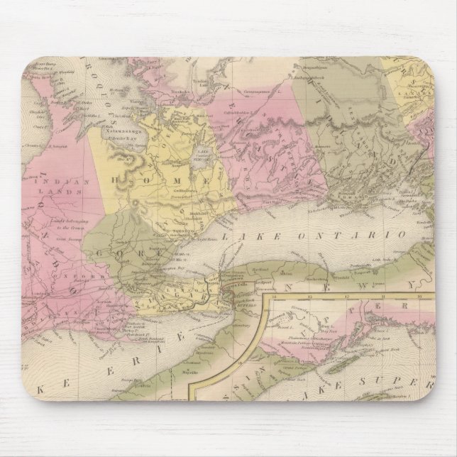 Mousepad Canadá Oeste 2 (Frente)