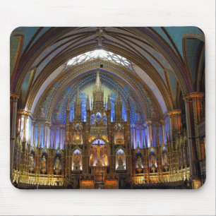 Mousepad Canadá, Quebec, Montreal. Interior do Notre 2