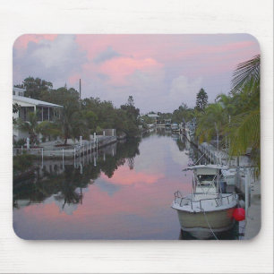 Mousepad Canal Sunset da Florida Keys