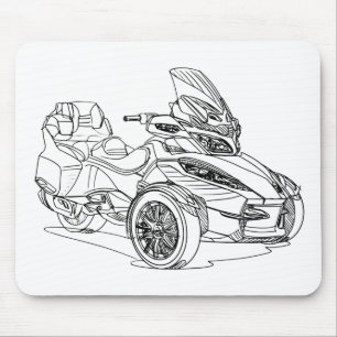 Mousepad CanAm Spyder RTS 2013