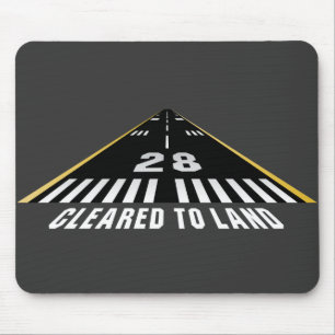 Mousepad Cancelado para aterrar a pista de decolagem