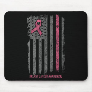 Mousepad Cancer Breve Camisas Bandeira Americana Cancer A