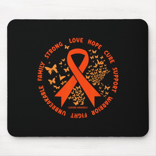 Mousepad Cancer - Consciência da leucemia (Frente)