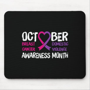 Mousepad Cancer Da Família E Violência Doméstica Awarene