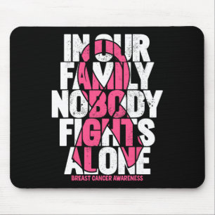Mousepad Cancer da Família Rosa-apoio ao cancer de mama Aw