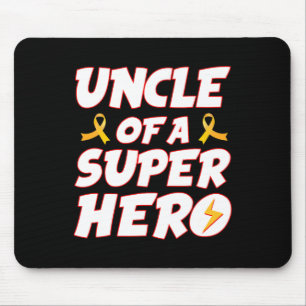 Mousepad Cancer Da Infância Tio De Uma Família De Super-Her