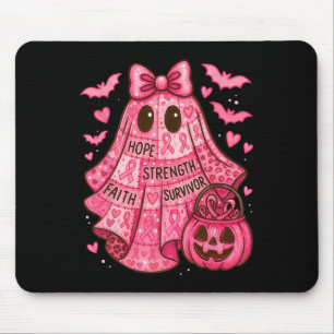 Mousepad Cancer da Mama Esperança Força Fé Sobrevivente Fan
