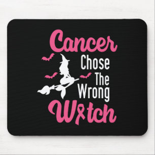 Mousepad Cancer Da Mama Mensado Com O Chapéu Errado Da Brux