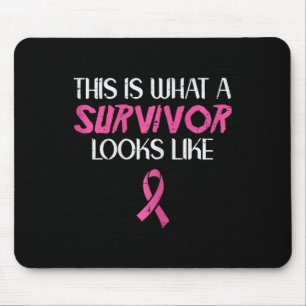 Mousepad Cancer Da Mama Que Sobrevivência Se Parece Com Con