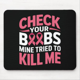 Mousepad Cancer Da Mama Verificar A Mina Da Mama Tentou Mat