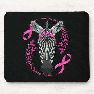 Mousepad Cancer de Bandana Rosa para a Consciência do Cance