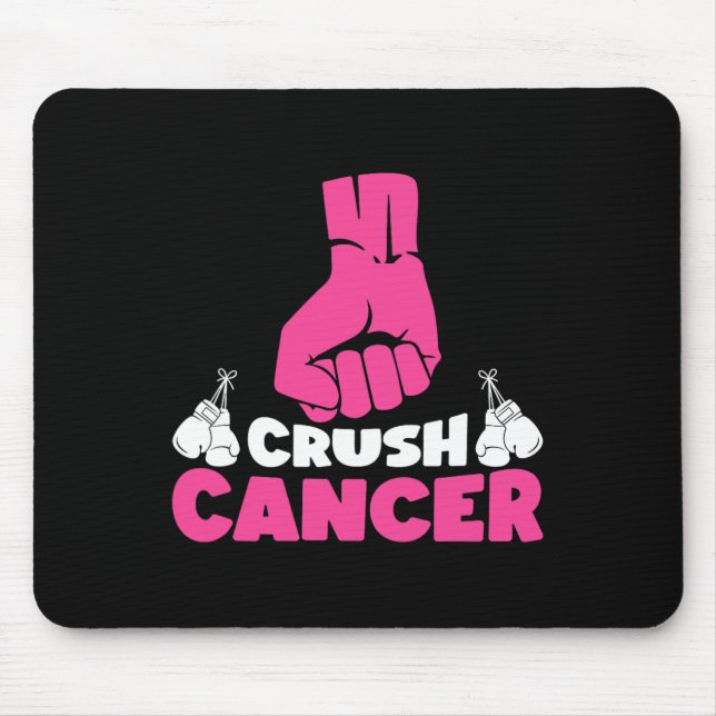 Mousepad Cancer de Esmagamento Cancer de Fita Cor-de-Friso  (Frente)