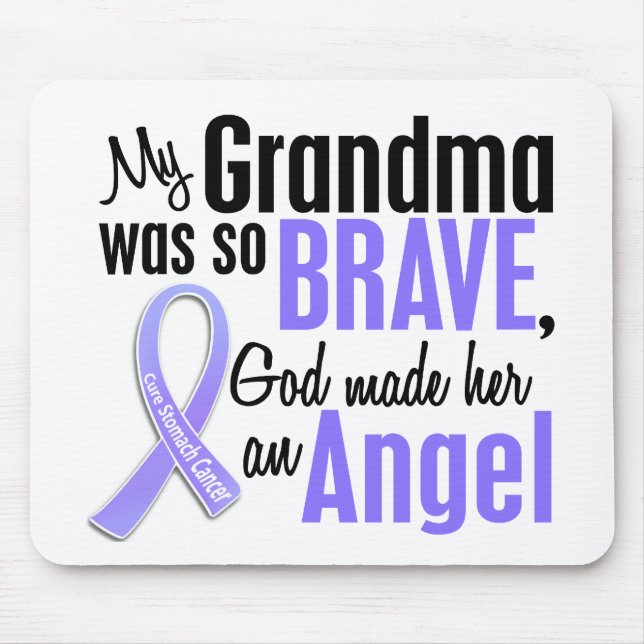 Mousepad Cancer de estômago da avó do anjo 1 (Frente)