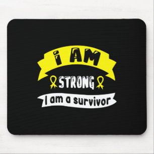 Mousepad Cancer De Infância Eu Sou Forte Eu Sou Sobrevivent