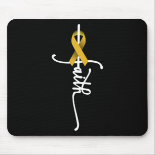 Mousepad Cancer de infância Fé Infância Cancer Consciência
