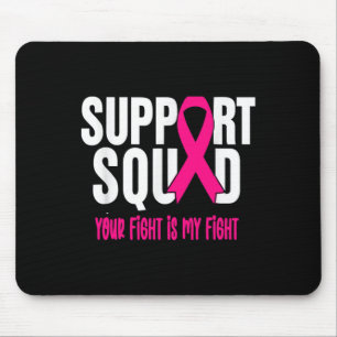 Mousepad Cancer de Mama de Suporte ao Guerreiro de Cancer M
