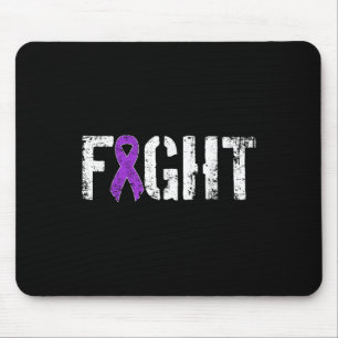 Mousepad Câncer de pâncreas de Luta - Consciência do Estilo
