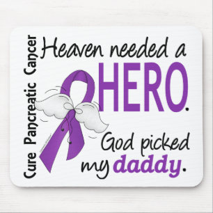 Mousepad Câncer de pâncreas necessário do pai do herói