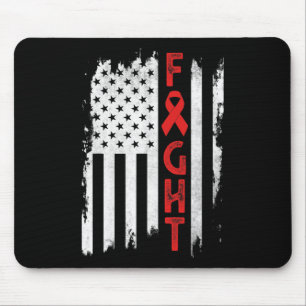 Mousepad Cancer De Sangue Guerreiro Cancer Sanguíneo Sensib