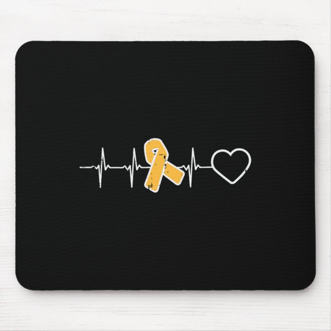 Mousepad Cancer Infantil Fita Pulsação Homens com Conhecime (Frente)