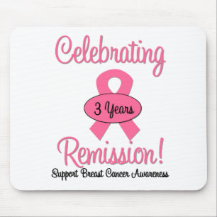 Mousepad Cancer Mama 3 Anos de Remissão