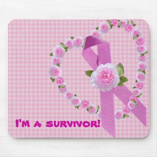 Mousepad Cancer Mês da Mama (Frente)