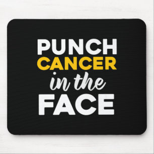 Mousepad Cancer Punch (Infância) Na Conscientização Da Face