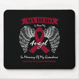 Mousepad Cancer Sanguíneo Em Memória Da Vovó Múltiplo Mielo