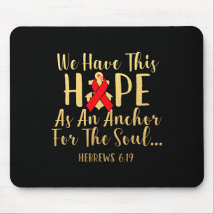 Mousepad Cancer Sanguíneo Sensibilização Dia da Leucemia Ap